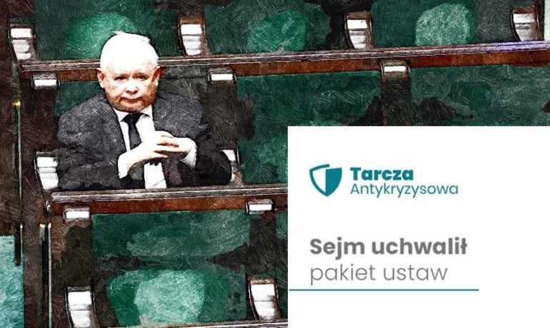 Tarcza antykryzysowa uchwalona przez Sejm